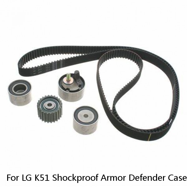 For LG K51 Shockproof Armor Defender Case+Tempered Glass Belt Clip Fits Otterbox