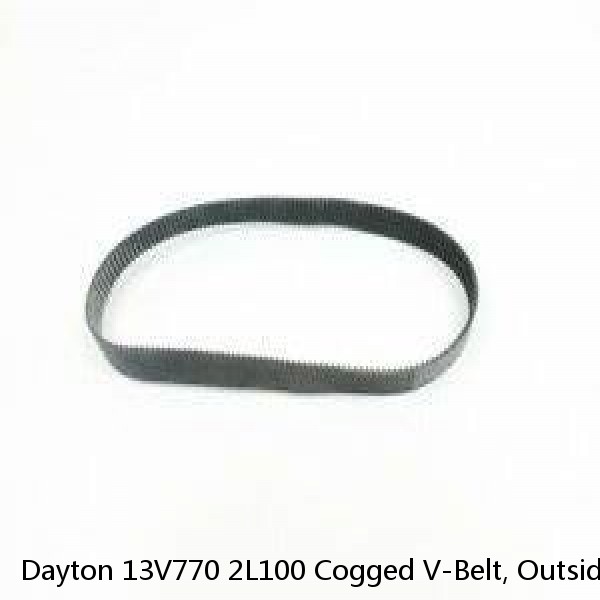 Dayton 13V770 2L100 Cogged V-Belt, Outside Length 10" #1 small image