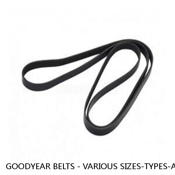 GOODYEAR BELTS - VARIOUS SIZES-TYPES-APPLICATIONS - FREE SHIPPING - MAKE OFFER!