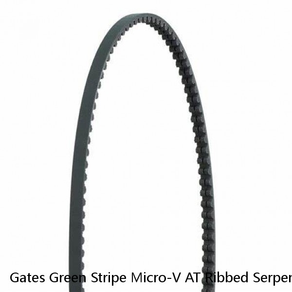 Gates Green Stripe Micro-V AT Ribbed Serpentine Belt K050400 5PK1017 #1 image