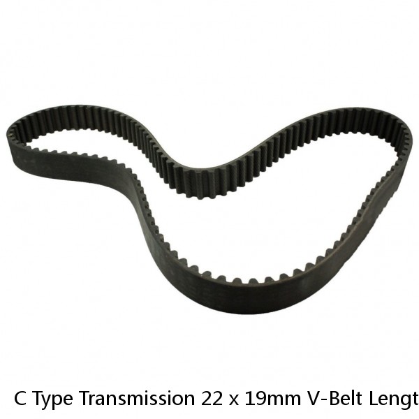 C Type Transmission 22 x 19mm V-Belt Length C4050-C7900 Metric Transmission Belt #1 image